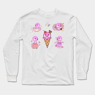 Marina sticker pack Long Sleeve T-Shirt